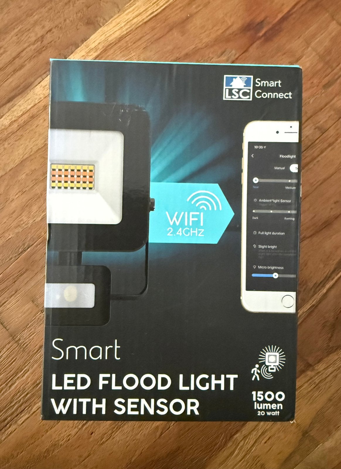 Smart Connect - LED Schijnwerper met sensor - Nieuw in doos, Kunststof, Minder dan 50 watt, Wandlamp, Nieuw