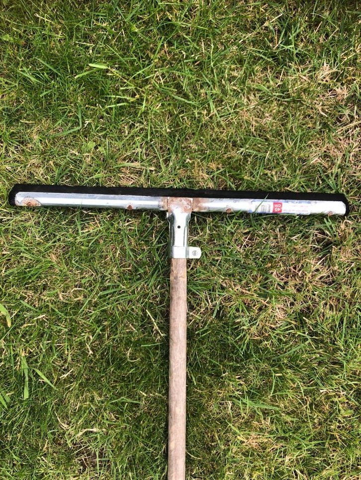Vloertrekker / Douchetrekker 45 cm met stok, Ophalen, Raamwisser of Trekker
