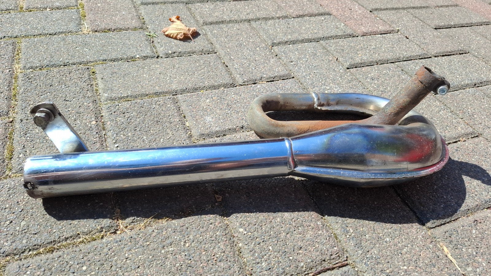 Te koop sport uitlaat vespa ciao zeldzaam, Ophalen, Gebruikt, Uitlaat