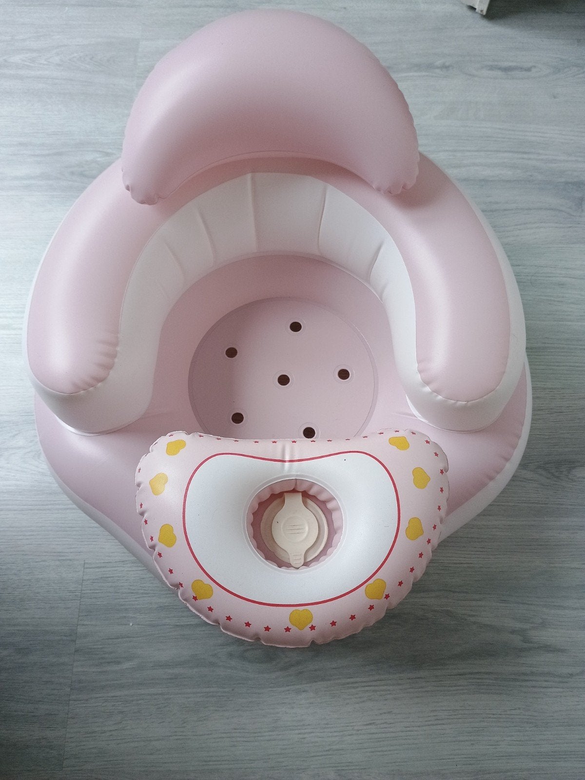 Opblaasbaar kinderzitje roze, Kinderen en Baby's, Kinderstoelen, Ophalen of Verzenden, Gebruikt, Overige typen