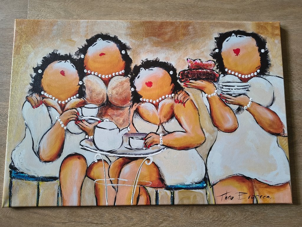 Leuk schilderij Theo Broeren, Ophalen