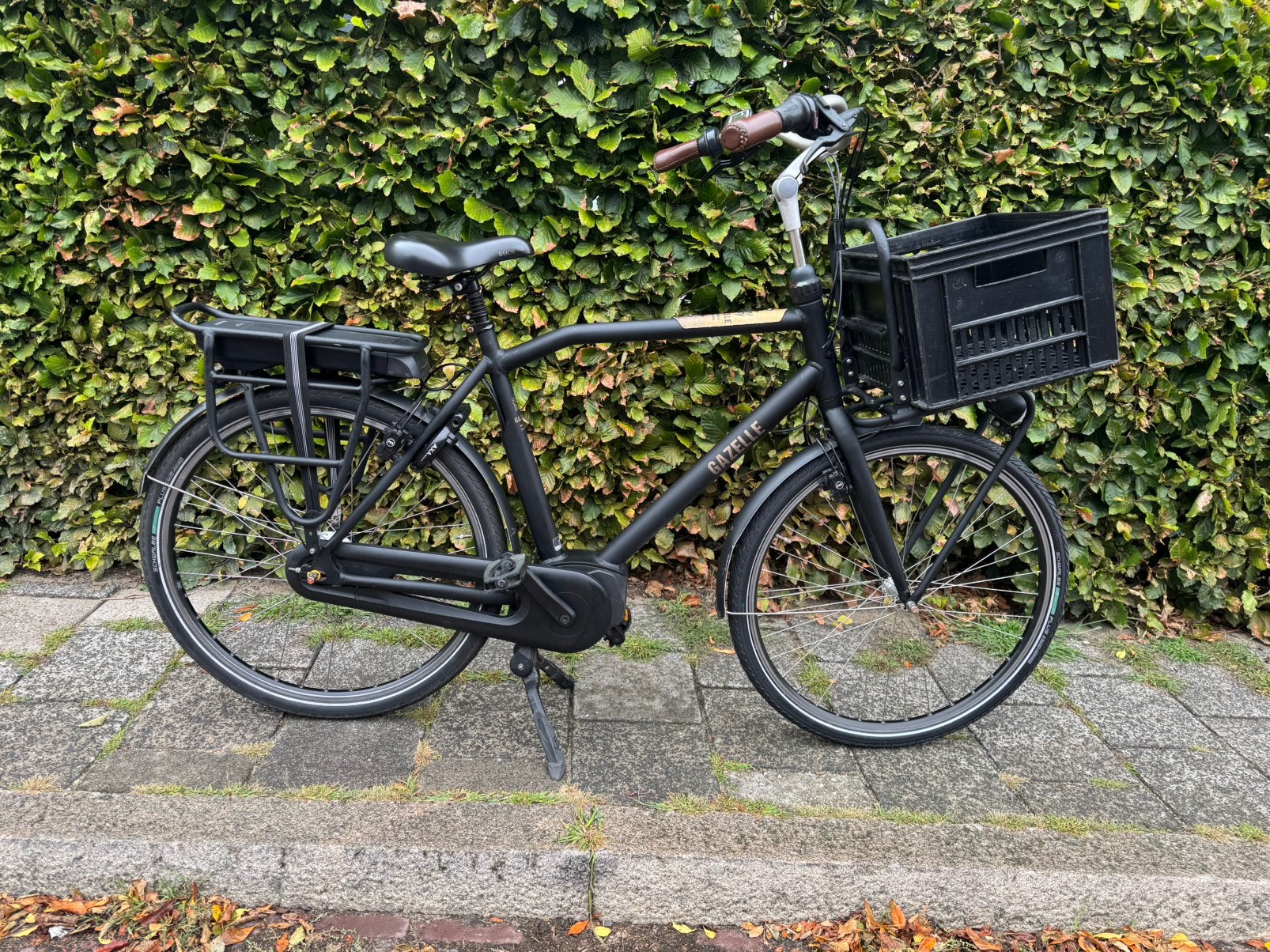 Elektrische Gazelle Heavy Duty bosch 500wh H57cm, Ophalen, Zo goed als nieuw, 50 km per accu of meer, 55 tot 59 cm
