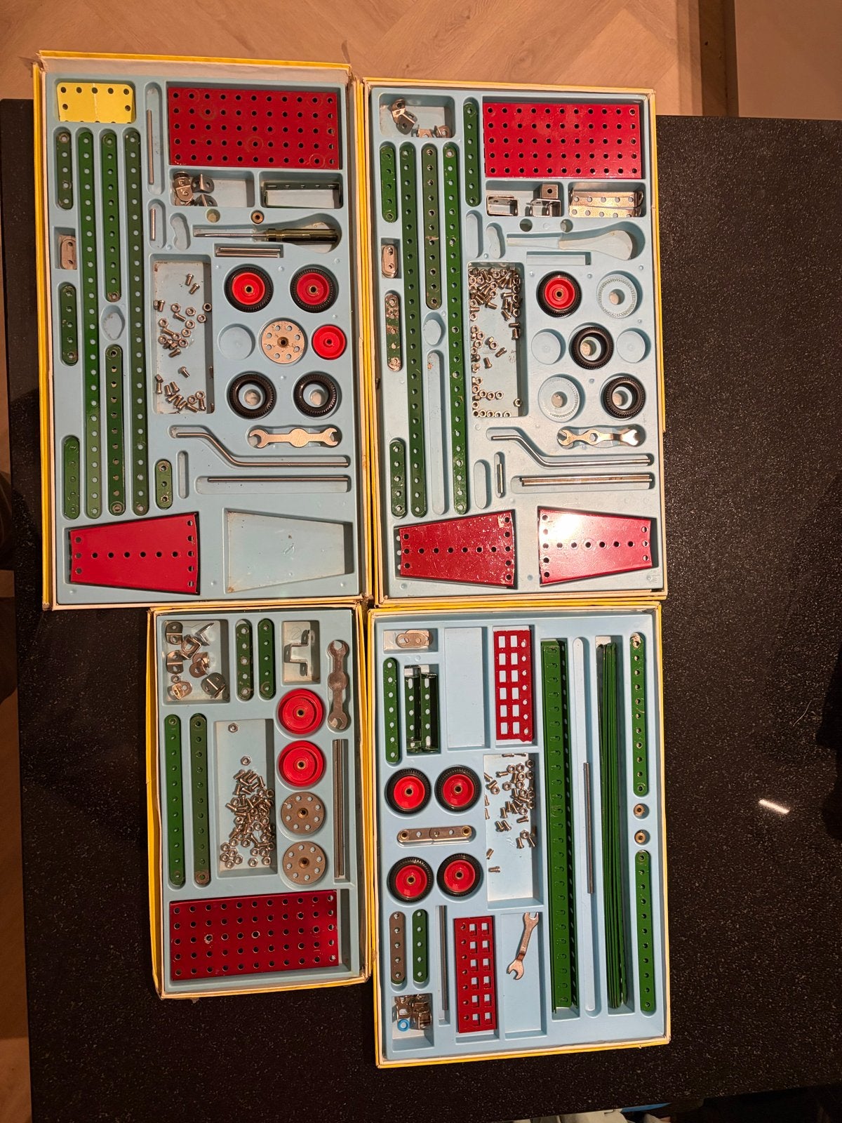 Vintage Meccano/Temsi Constructie Speelgoed Set (4 dozen), Ophalen of Verzenden, Gebruikt, Overige merken