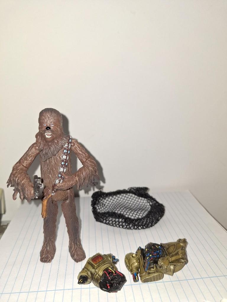 Star Wars Chewbacca + loose C3PO, Verzamelen, Star Wars, Ophalen, Gebruikt, Actiefiguurtje