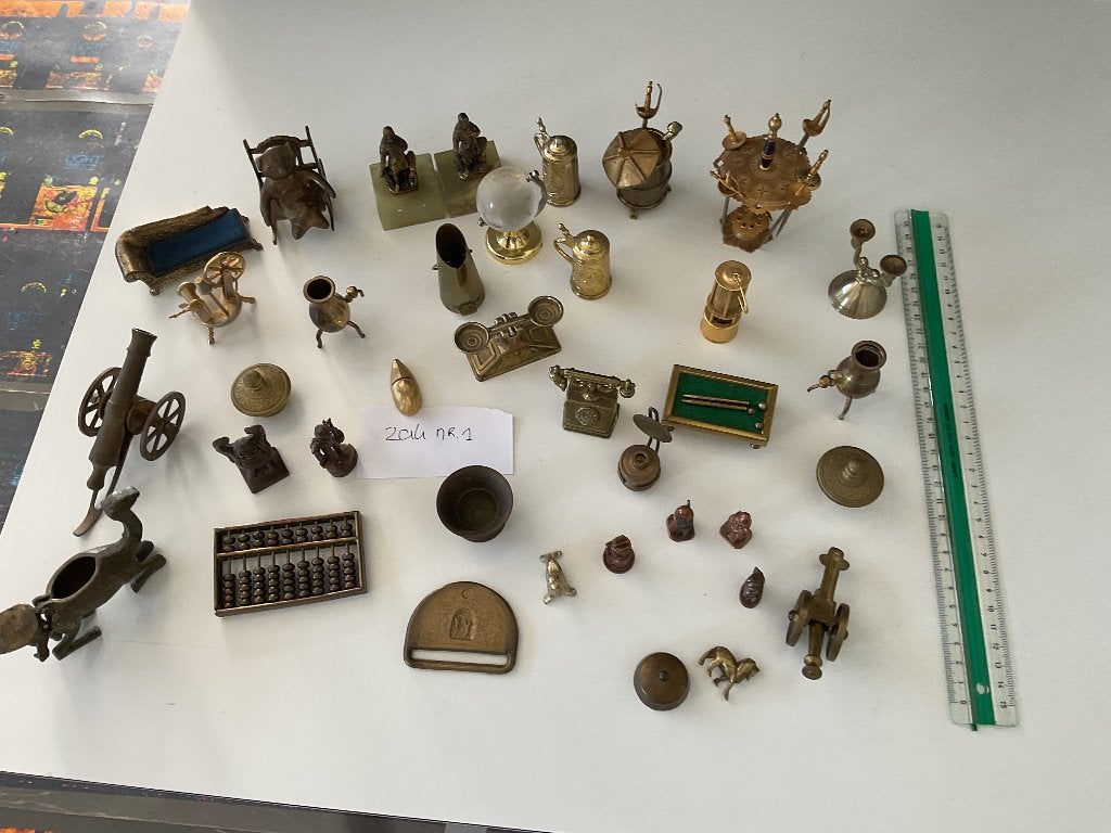 Letterbak spulletjes koper, Antiek en Kunst, Ophalen of Verzenden, Koper