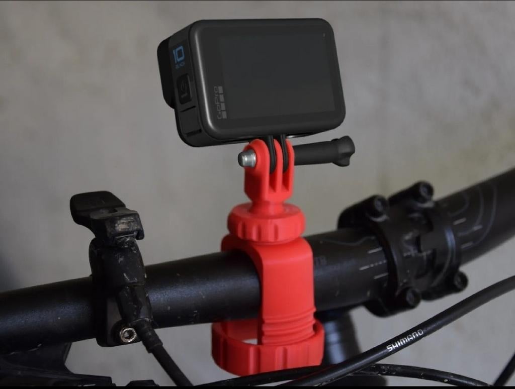 Fiets GoPro/Action Camera Klem - 9 Kleuren, Glow in the Dark, Ophalen of Verzenden, Nieuw, Universeel