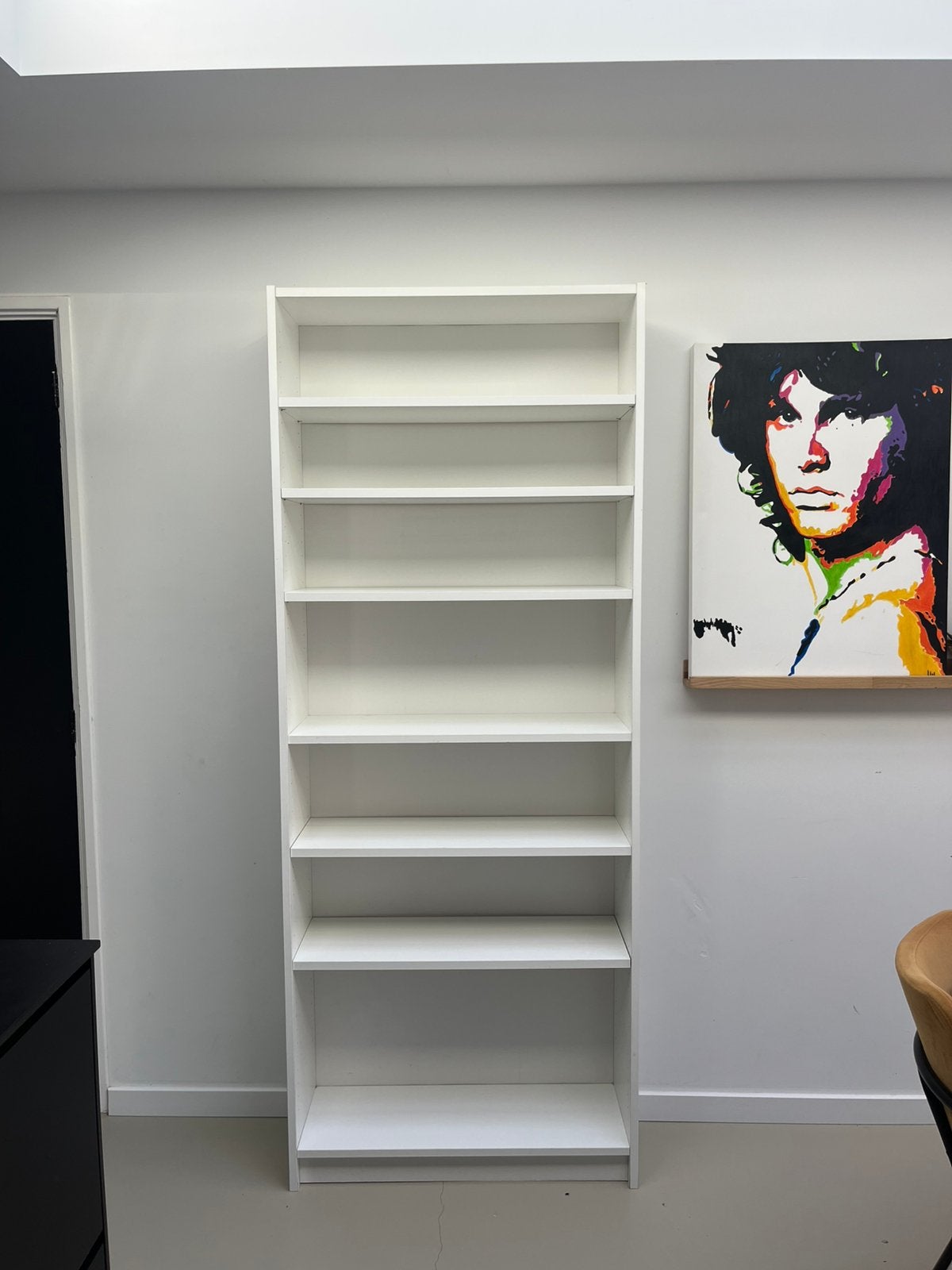 BILLY Boekenkast, wit - 80x28x202 cm, Ophalen, Overige materialen, Gebruikt, 200 cm of meer