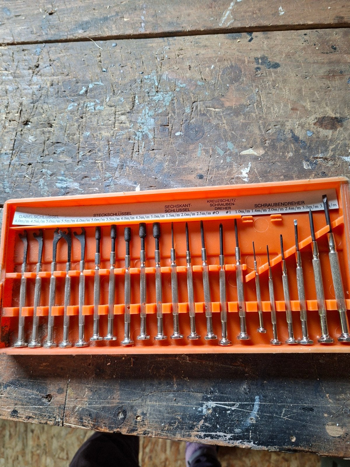 21 delig precicie gereedschap set, Doe-het-zelf en Verbouw, Gereedschap | Handgereedschap, Ophalen of Verzenden, Zo goed als nieuw