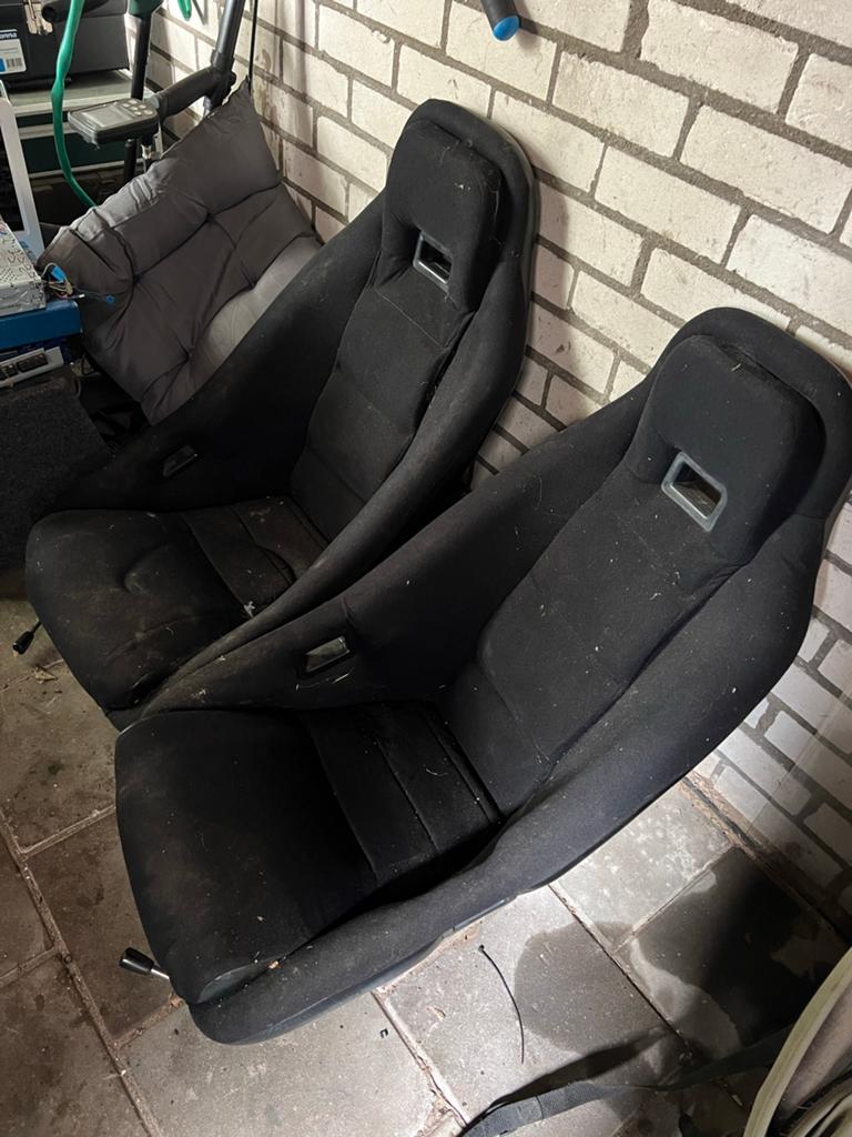 Set van 2 kuip/sportstoelen - Zwart, Auto-onderdelen, Ophalen, Gebruikt, Universele onderdelen