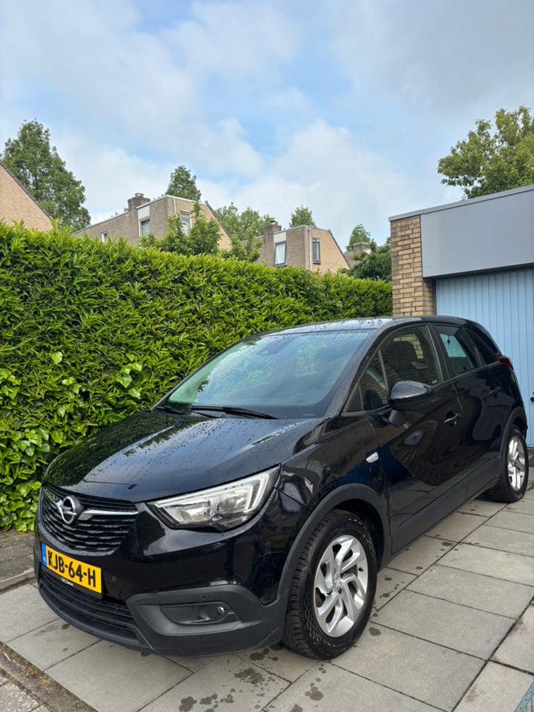 Opel Crossland X 1.2 Innovation 2018 Zwart 123dkm, Auto's, Voorwielaandrijving, 1063 kg, Euro 6, 1199 cc