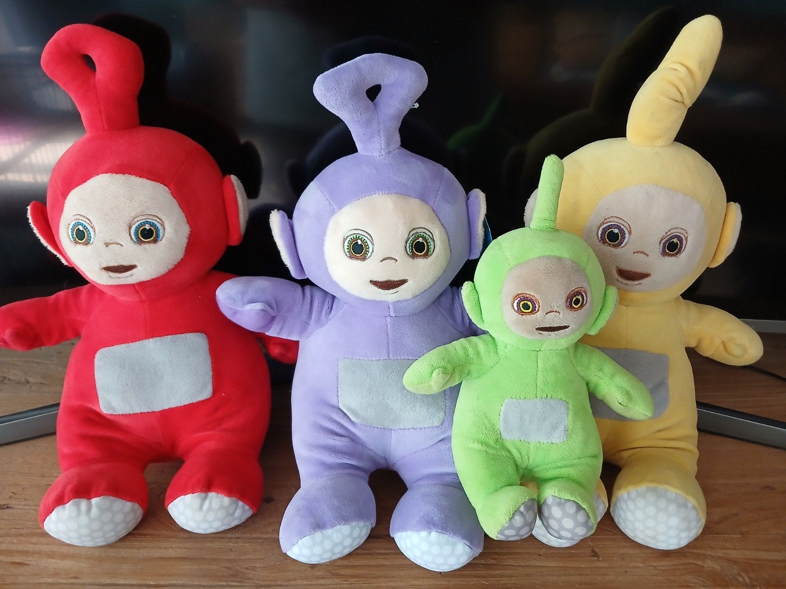 Teletubbies Knuffels Set - Tinky Winky, Dipsy, Laa-Laa, Po, Overige merken, Overige karakters, Overige typen, Ophalen of Verzenden