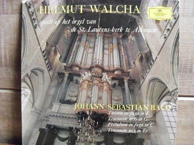 Walcha "Orgel Van De St.Laurens - kerk - Alkmar" (DG) LP, LP, Gebruikt, Ophalen of Verzenden, Beschermende buitenhoes