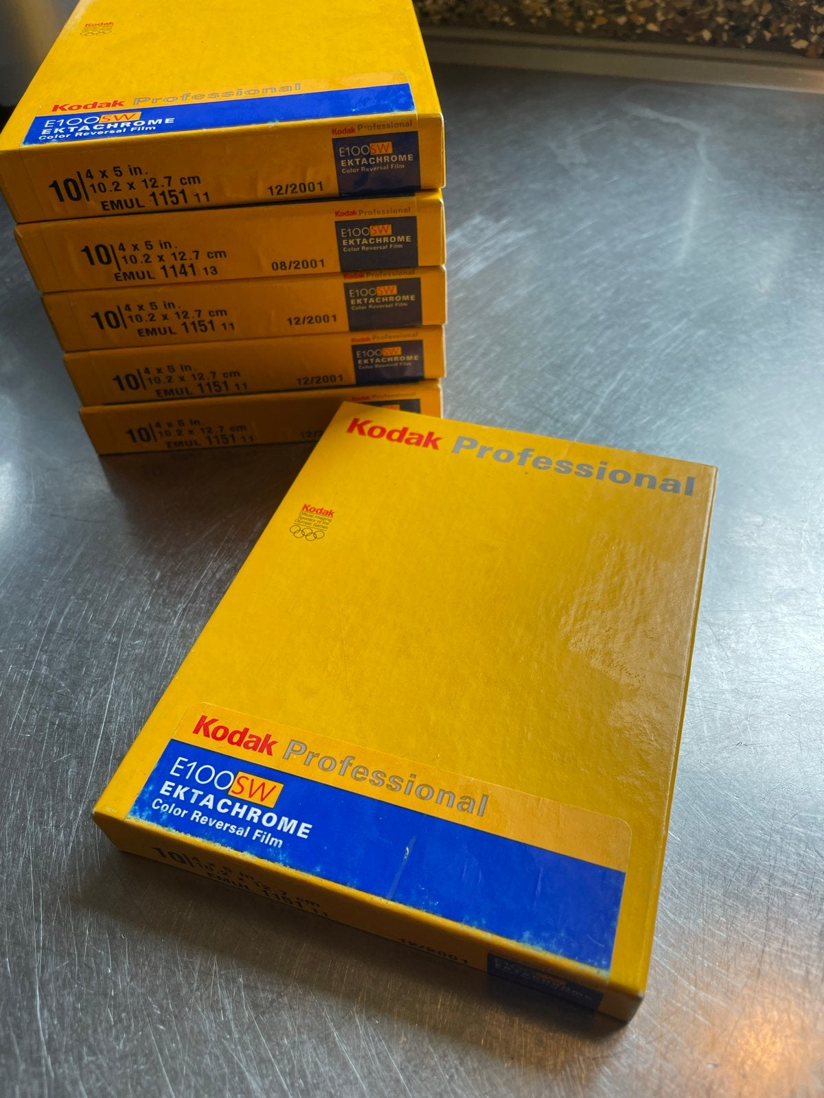 Kodak E100SW Ektachrome 4x5" (2001) - Ongeopend, uit vriezer, Overige merken, Overige typen, Ophalen of Verzenden, Nieuw