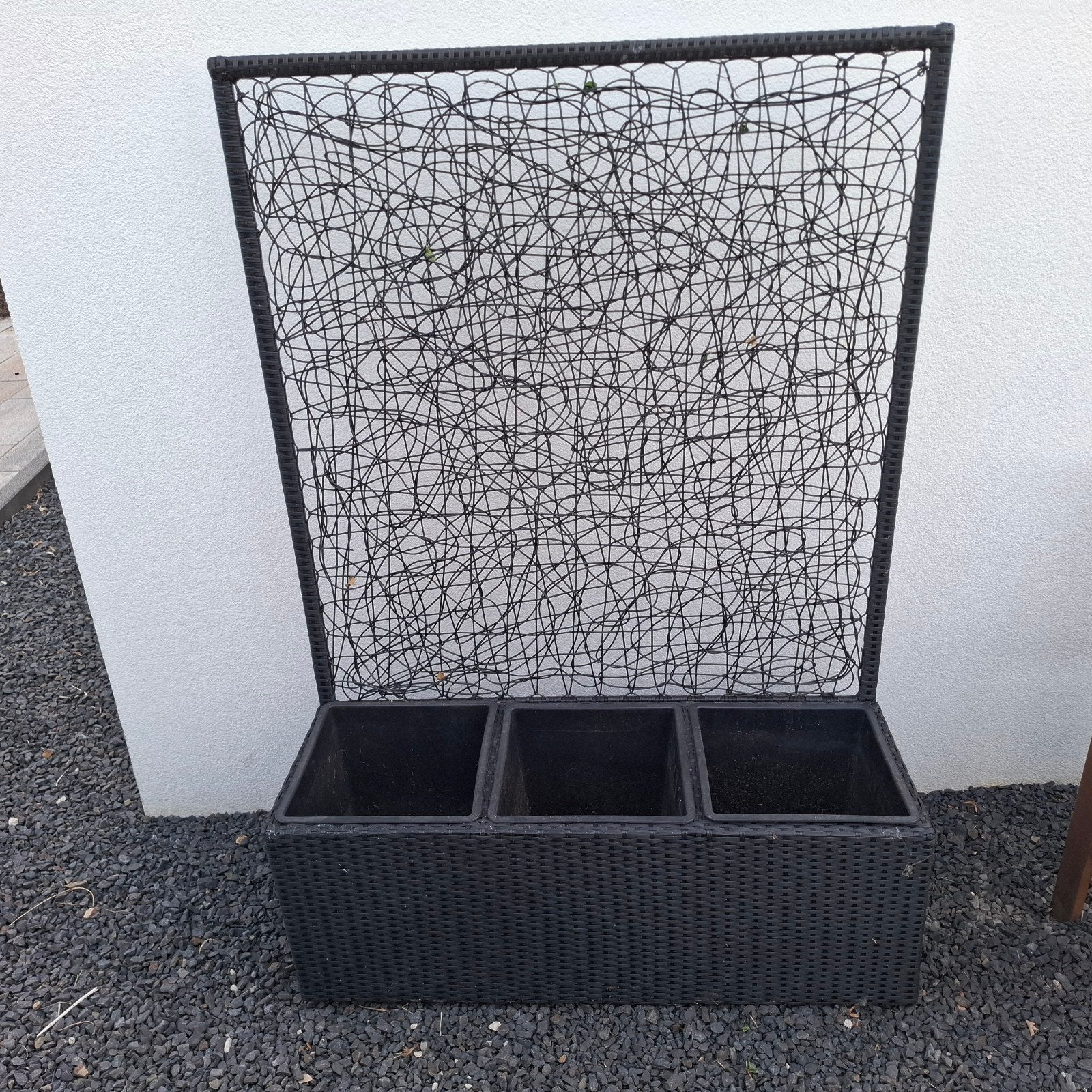 Plantenbak met klimrek, Ophalen, Kunststof, 100 cm of meer, Balkon