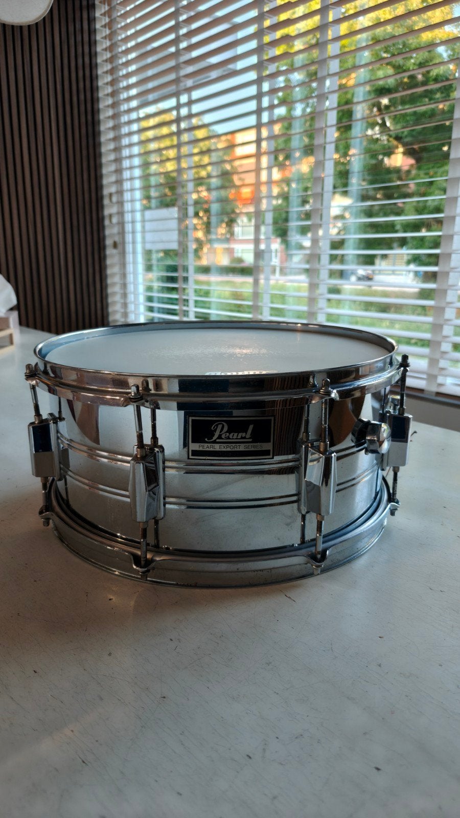 Pearl Export 14x6 inch vintage snare drum, Muziek en Instrumenten, Drumstellen en Slagwerk, Ophalen of Verzenden, Gebruikt, Pearl