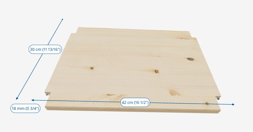 GEZOCHT ikea Ivar Planken 30x42      µa, Ophalen of Verzenden, Zo goed als nieuw