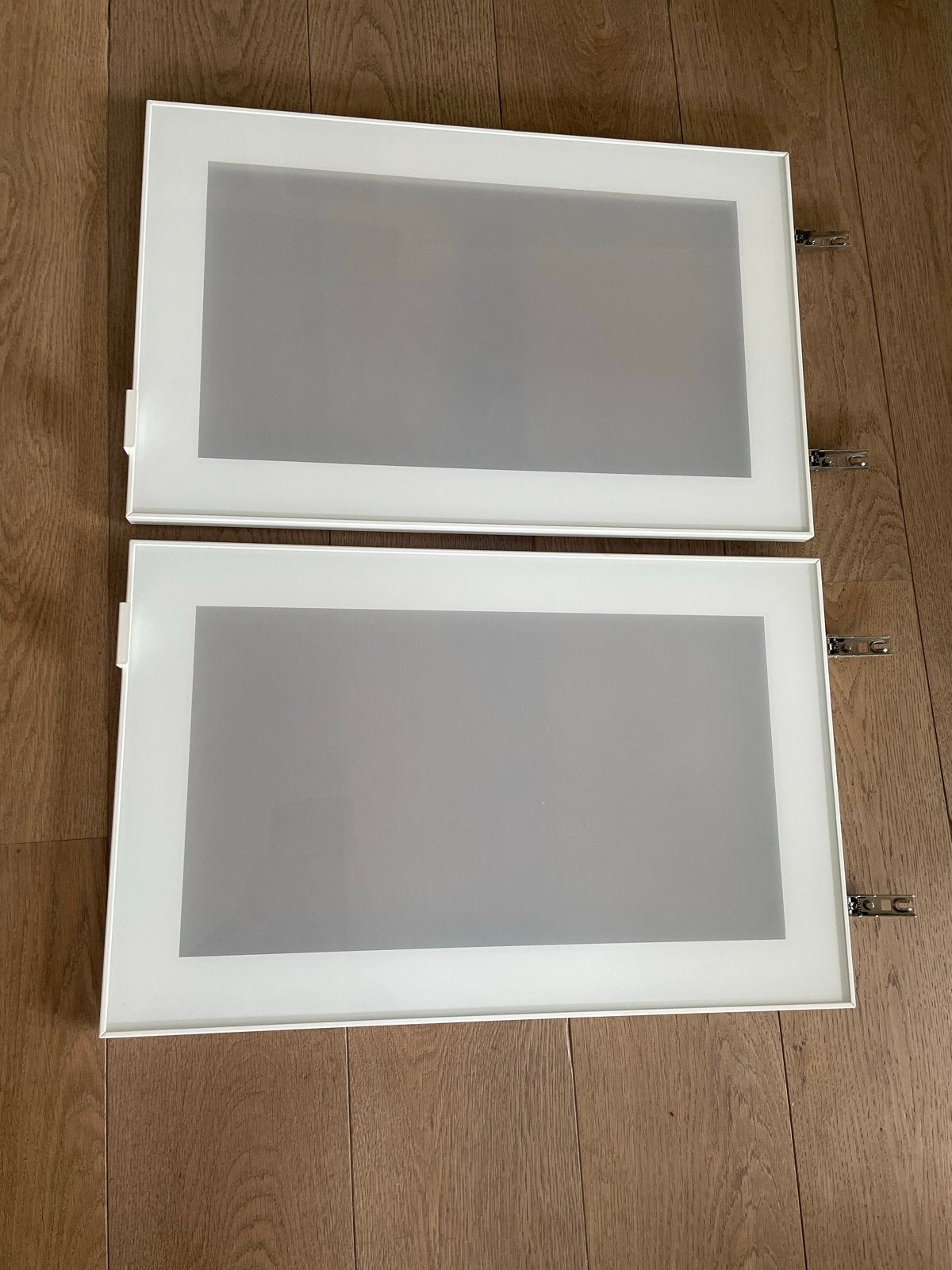 2x IKEA Glasvik deuren 60x38cm voor Besta kasten, Ophalen, Zo goed als nieuw