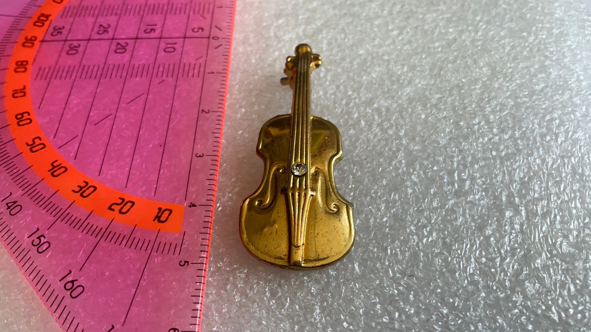 Broche viool, Ophalen of Verzenden, Zo goed als nieuw, Overige onderwerpen