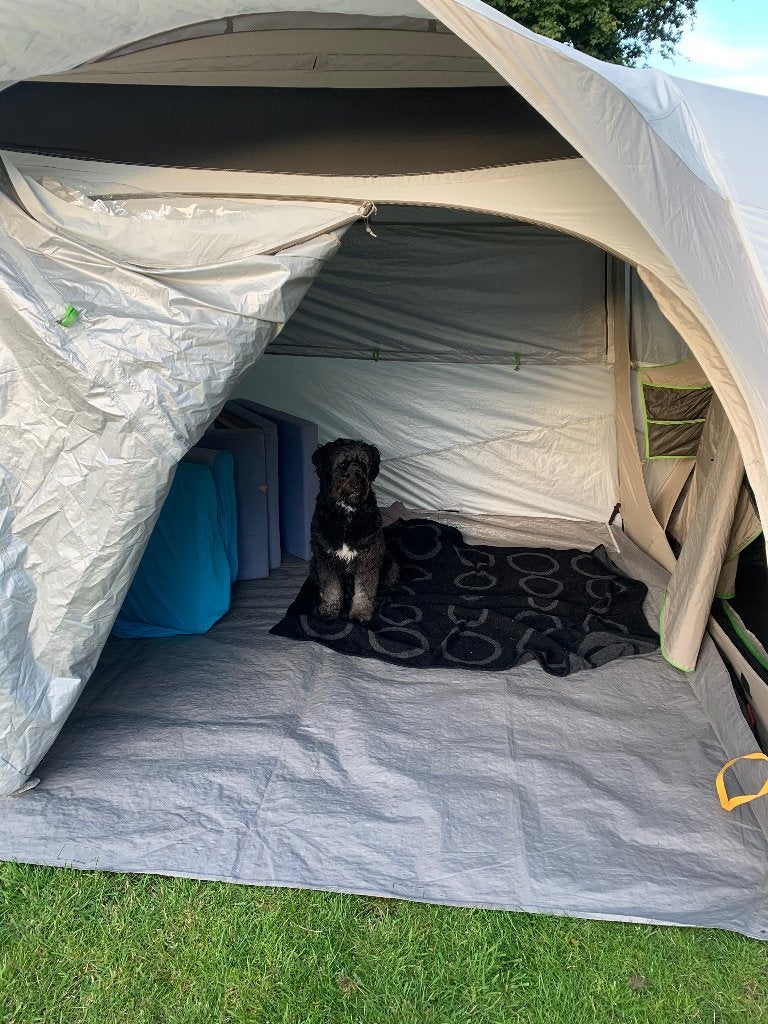 Tent Quechua family XL, Ophalen, Gebruikt, Tot en met 4
