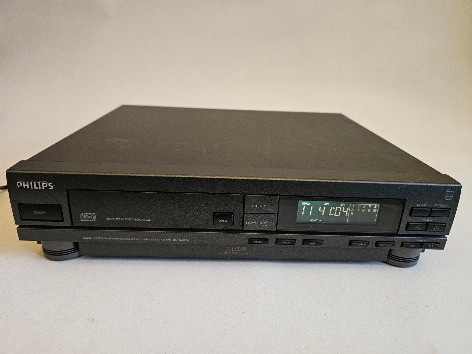Philips CD230 CD-speler – Nieuw tandwiel/snaar/lampjes, Audio, Tv en Foto, Cd-spelers, Ophalen, Zo goed als nieuw, Philips