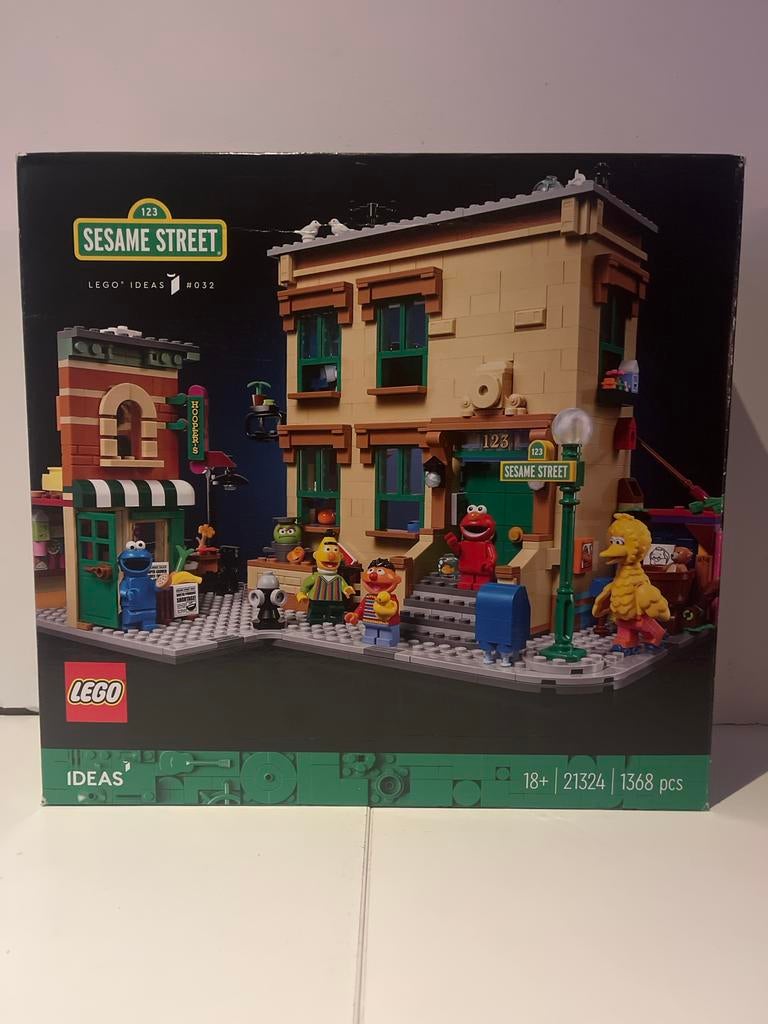 LEGO Ideas 21324 Sesamstraat 123 - Nieuw in doos, Lego, Nieuw, Ophalen of Verzenden, Ideas