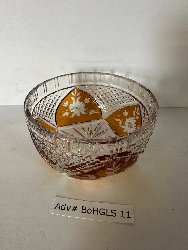 Boheems Kristal glas verzameling  / ADV#BoHgls restant, Antiek en Kunst, Antiek | Glas en Kristal, Ophalen