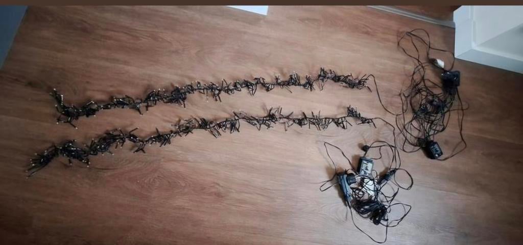 Kerstverlichting  2 stuks, Ophalen of Verzenden, Zo goed als nieuw, Overige materialen