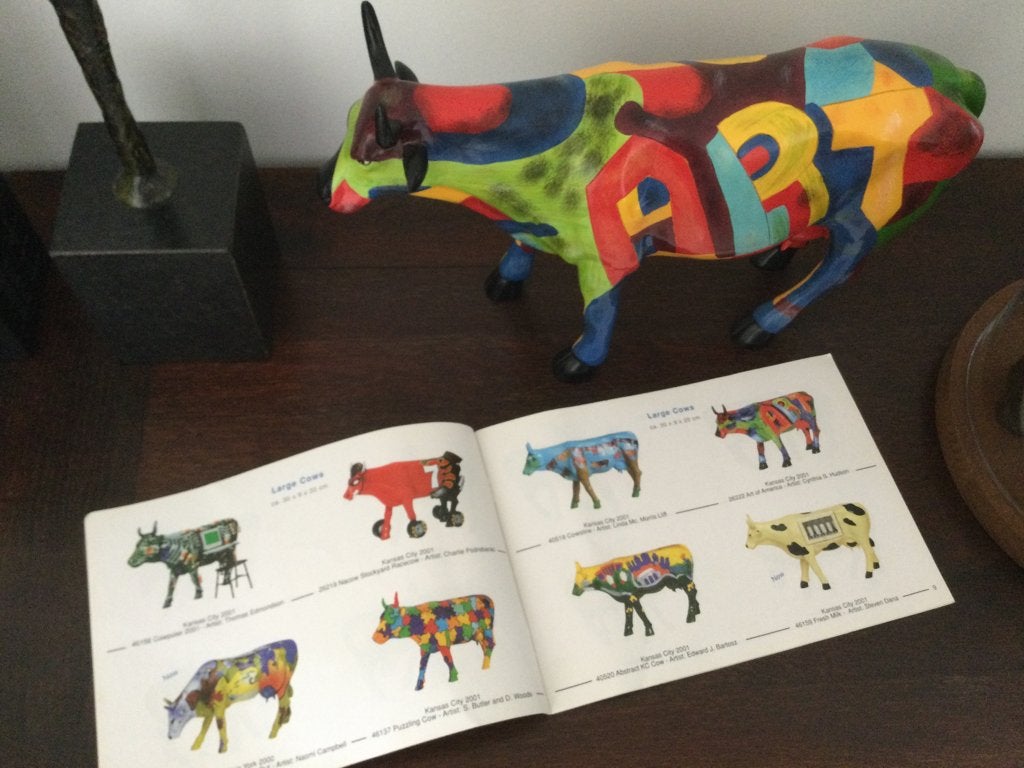 Koe beeldje CowParade, Verzamelen, Beelden en Beeldjes, Ophalen, Zo goed als nieuw, Dier