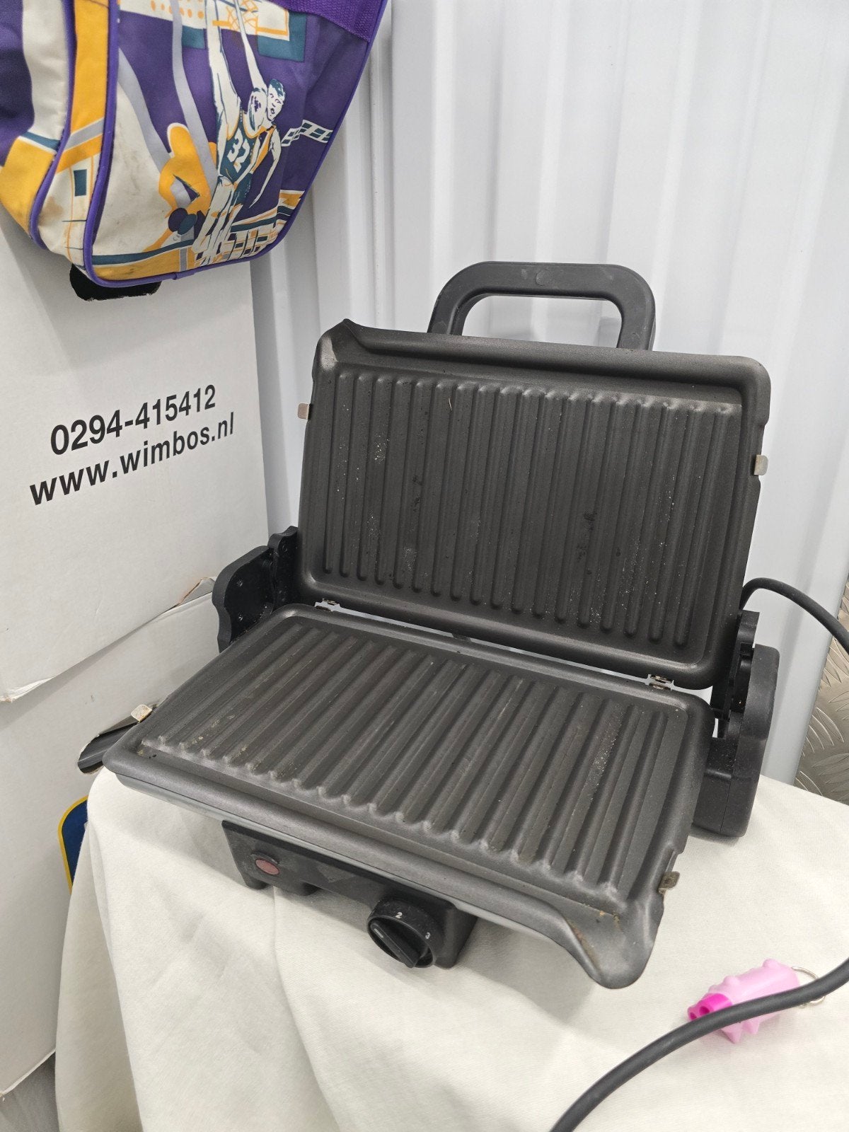 Tefal Minute Grill - Gebruikte Contactgrill, Ophalen of Verzenden, Gebruikt