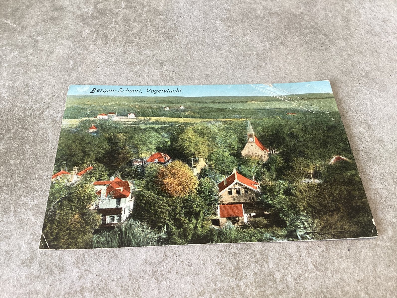 Bergen - Schoorl.      Vogelvlucht, Ophalen of Verzenden, Noord-Holland