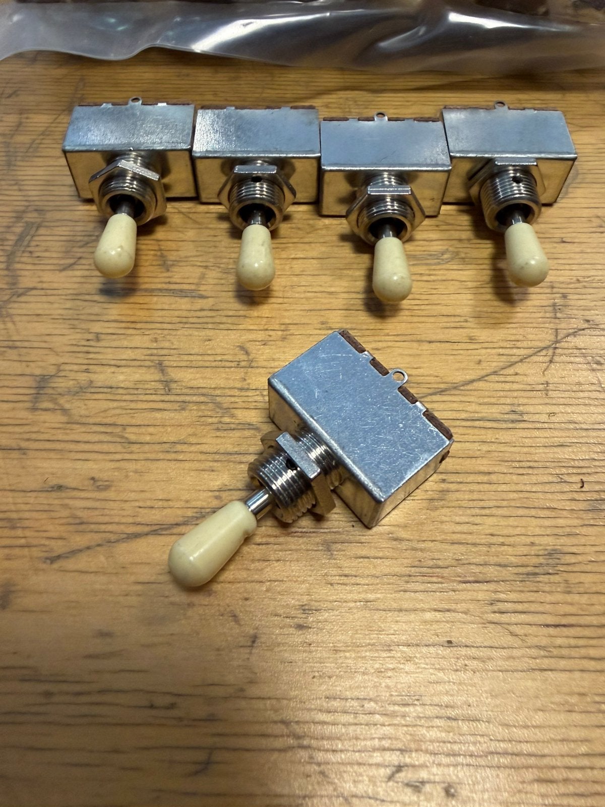 Toggle switch voor LP of SG elektrische gitaar pick-up sel., Switch, Ophalen of Verzenden, Zo goed als nieuw, LP of SG