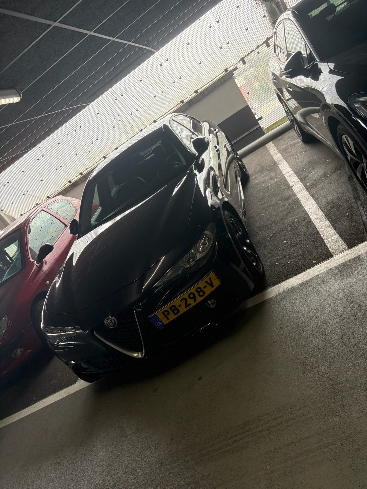 Alfa Romeo Giulia 2.2 JTD 180pk Aut 2017 Zwart, Auto's, Automaat, 745 kg, Achterwielaandrijving, 1440 kg