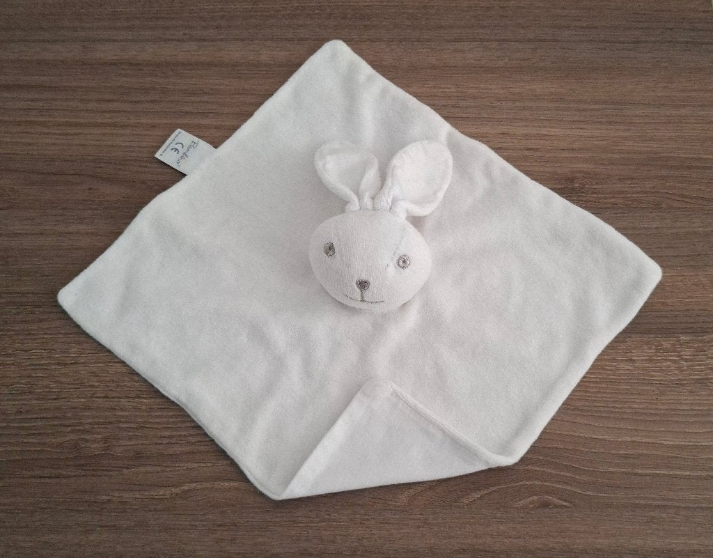 Knuffeldoekje, Knuffel van Bambino, Wit Konijn, Ophalen of Verzenden, Zo goed als nieuw, Met label, Knuffeldoekje
