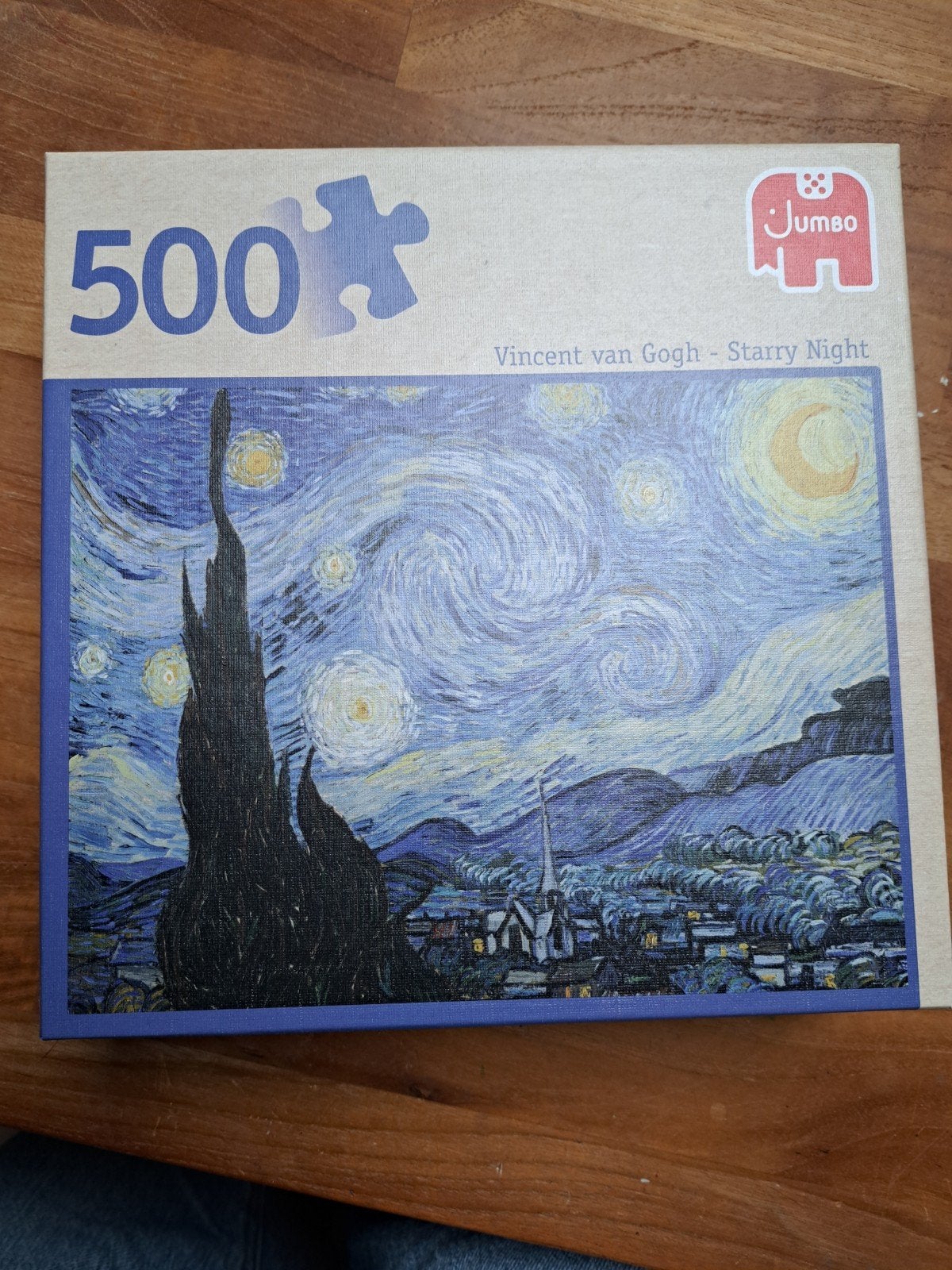 Jumbo Legpuzzel 500 stukjes - Vincent van Gogh Sterrennacht, Ophalen of Verzenden, 500 t/m 1500 stukjes, Zo goed als nieuw, Legpuzzel