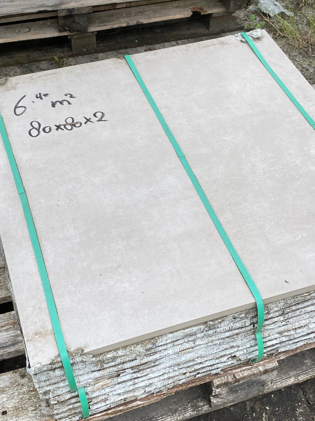 6,40 m2 Keramische Terrastegels 60x60x2 cm MEGA DEAL 6 euro, Tuin en Terras, Tegels en Klinkers, Ophalen of Verzenden, Nieuw, Keramiek