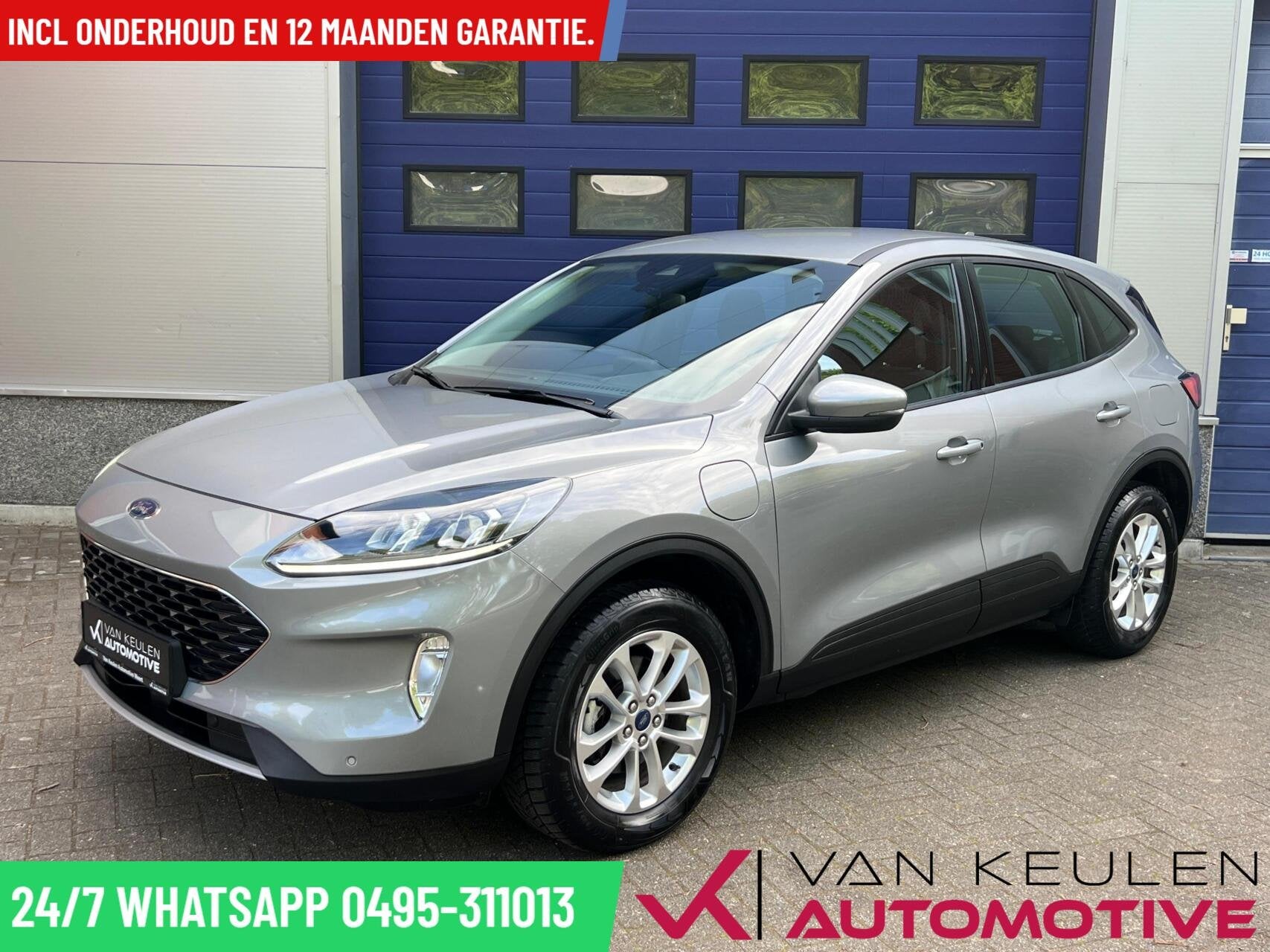 Ford Kuga 2.5 PHEV 225 PK l 65 KM elektrisch l 1e Eigenaar, Auto's, Ford, Stof, Gebruikt, 4 cilinders, Plug-in hybride
