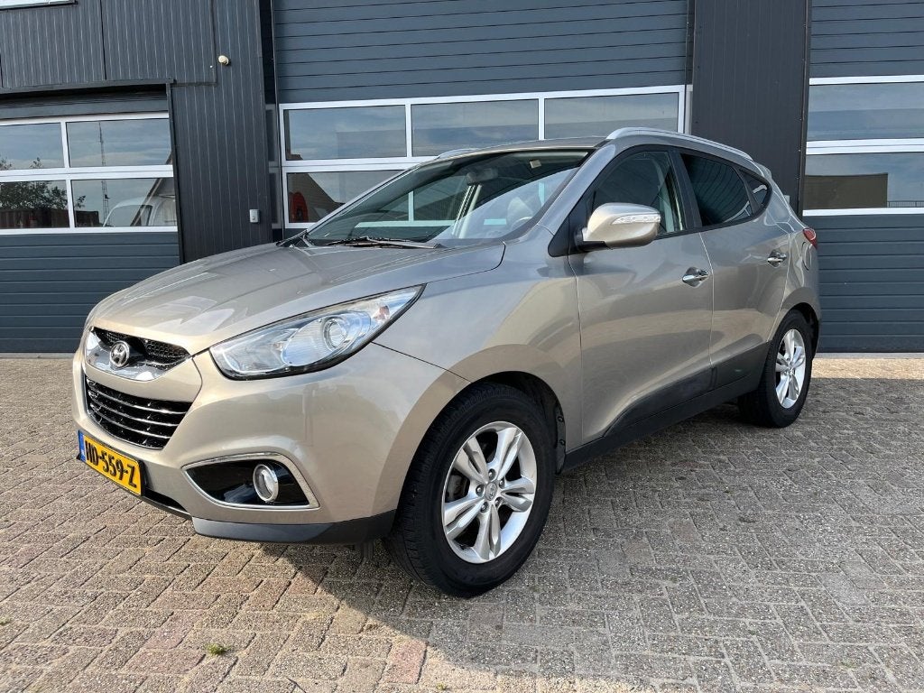 Hyundai iX35 1.6 GDI 2WD 2011 Grijs, Leder, trekhaak., Euro 5, 1280 kg, 4 cilinders, Leder