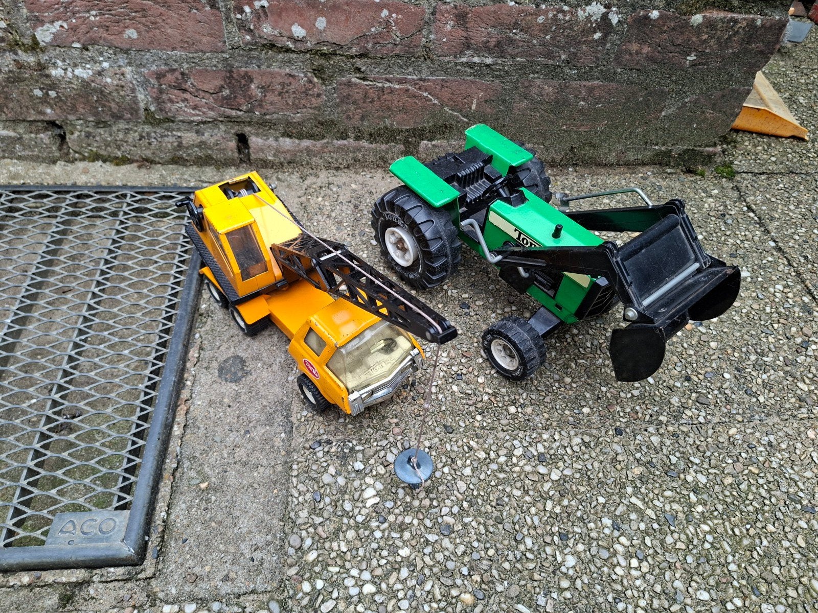 Tonka Kraanwagen en Tractor Speelgoed, Kinderen en Baby's, Ophalen of Verzenden, Gebruikt