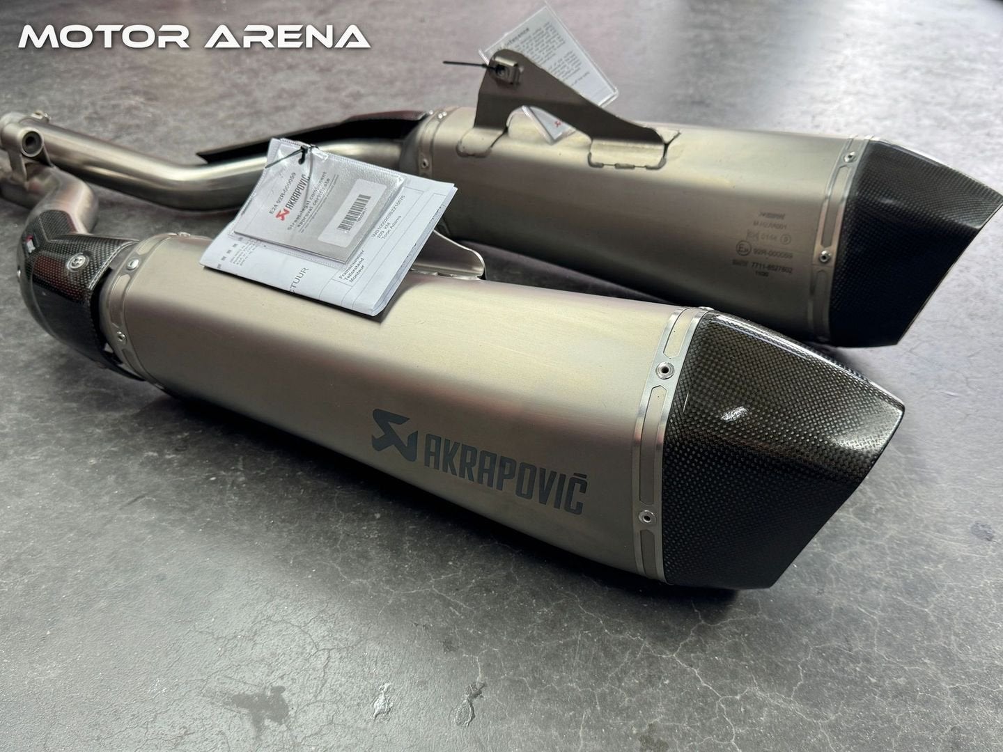 BMW AKRAPOVIC Uitlaatdempers K1600GT K1600GTL 2011 - 2021, BMW, Onbekend, Onbekend