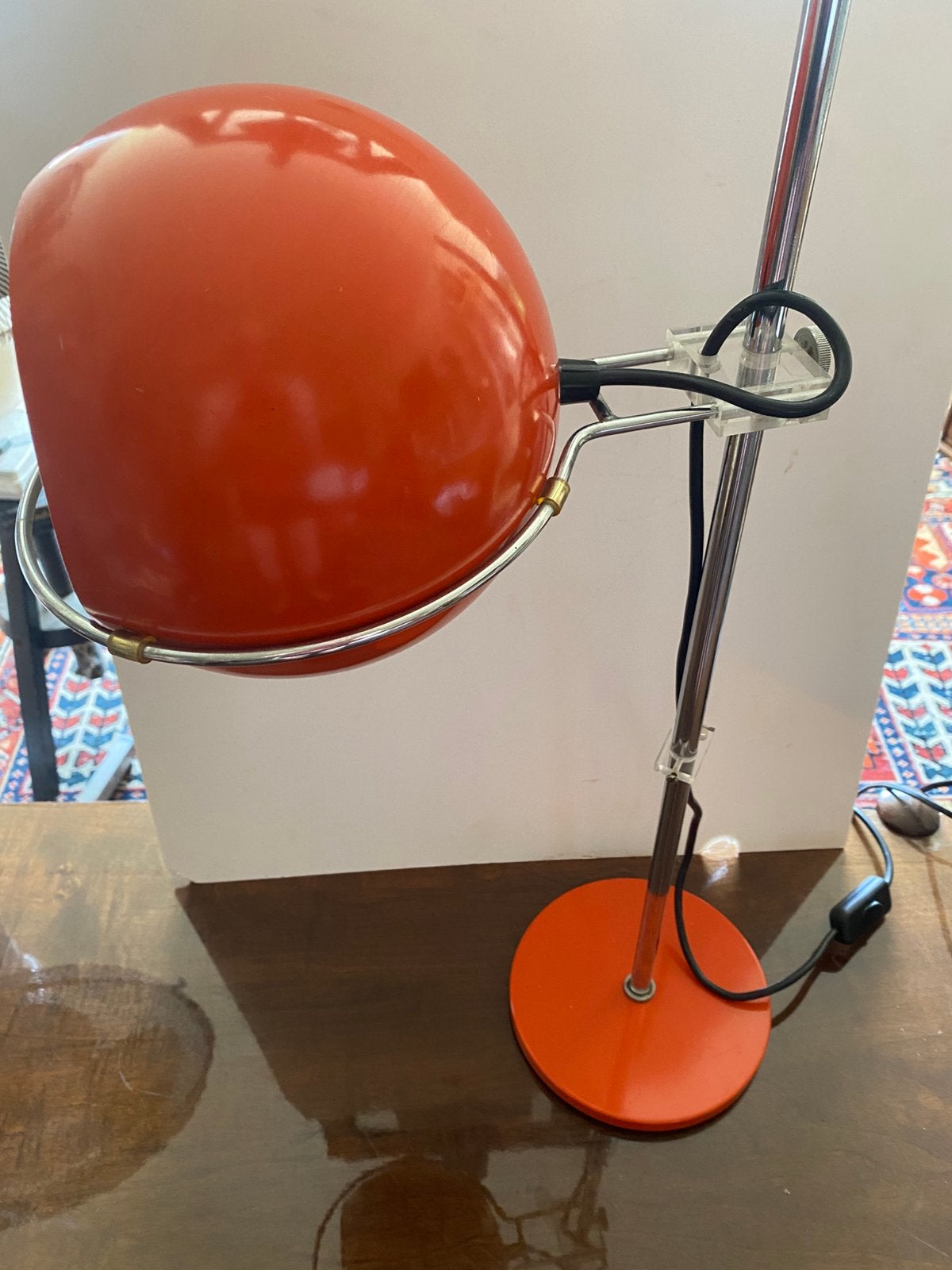 Gepo tafellamp jaren 60, Huis en Inrichting, Lampen | Tafellampen, Verzenden, Zo goed als nieuw, Minder dan 50 cm