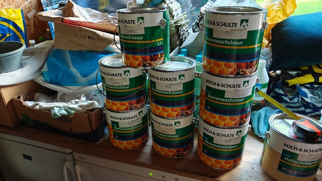 8 x Koch and Schulte houtbescherming, Doe-het-zelf en Verbouw, Overige kleuren, Nieuw, Beits, Ophalen of Verzenden