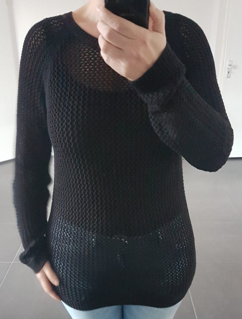 Trui Gaten Doorschijnend The Sting Ongedragen Zwart, Kleding | Dames, Maat 38/40 (M), The Sting, Verzenden, Zwart