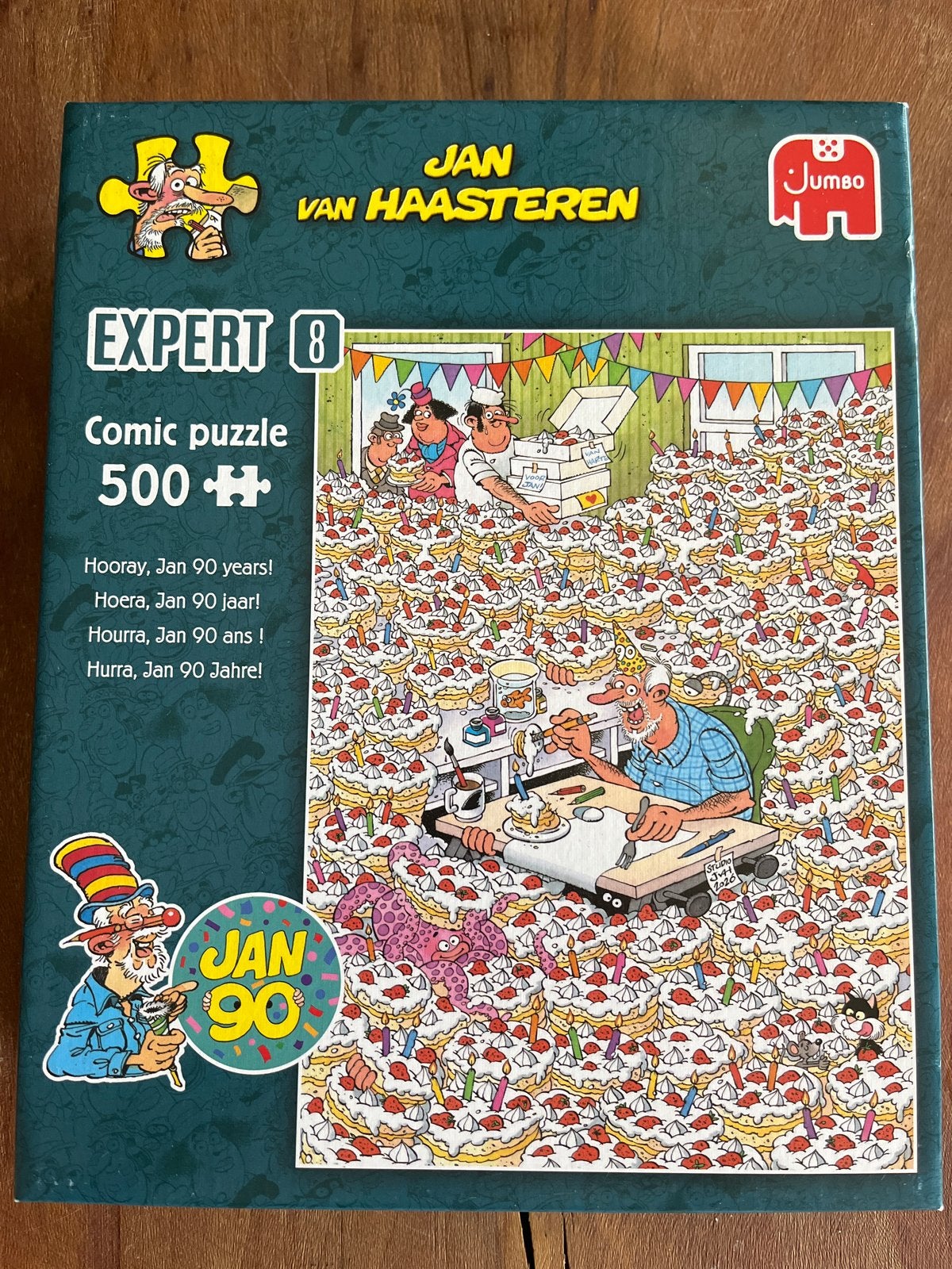 Jan van Haasteren Expert 8 - Hoera, Jan 90 jaar! 500 stukjes