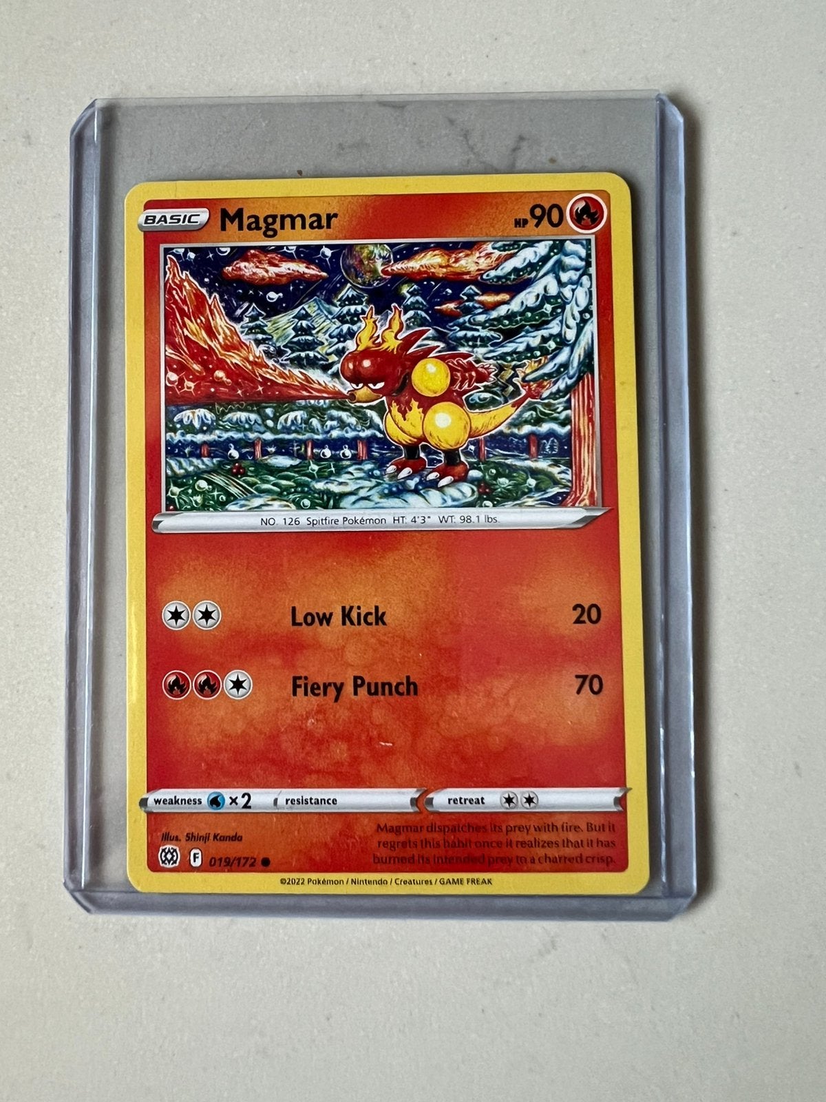Magmar 90HP Pokemon, Ophalen of Verzenden, Zo goed als nieuw