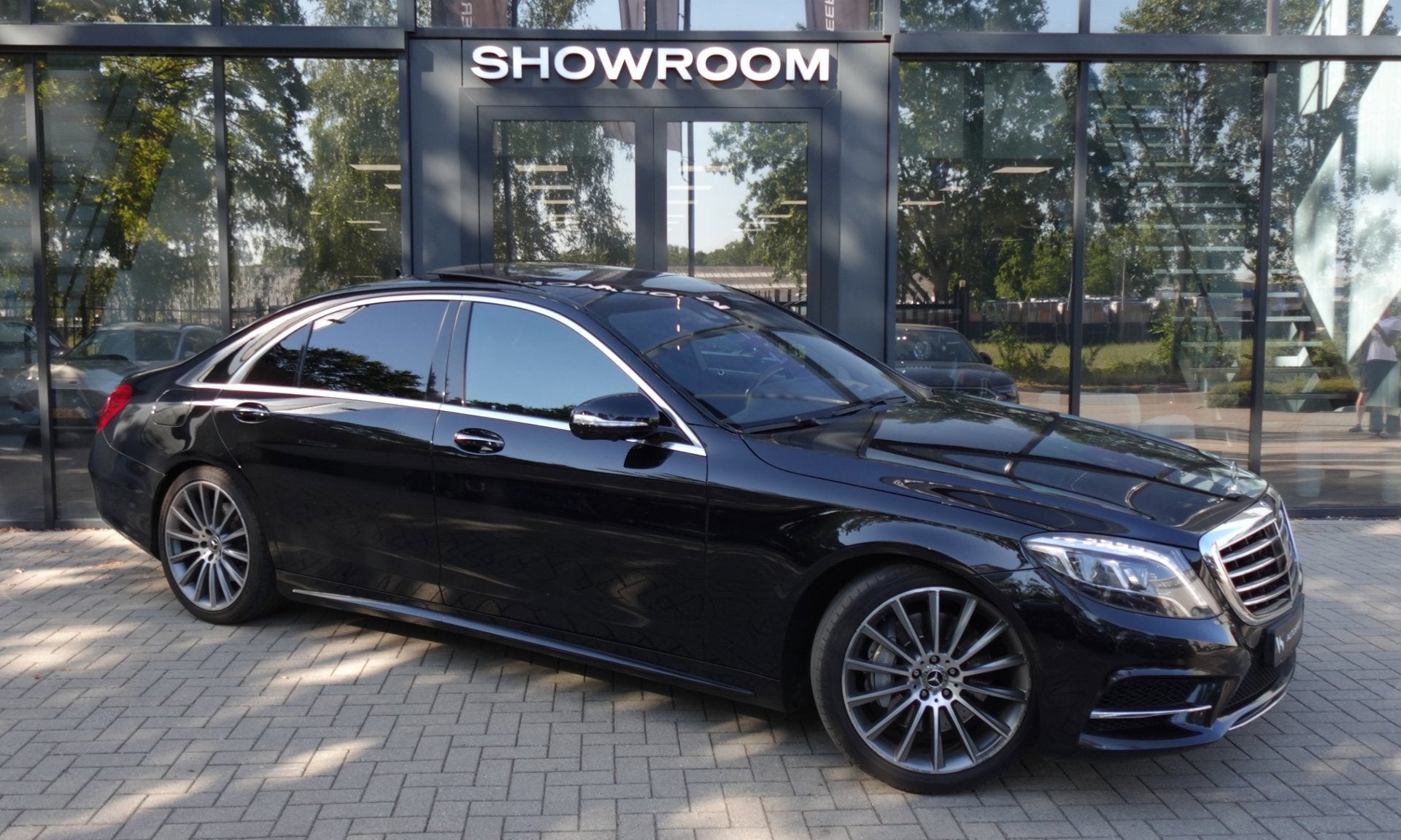 Mercedes-Benz S-klasse 350 BlueTEC Lang Prestige Plus PANO B, Auto's, Dealer onderhouden, Achterwielaandrijving, Gebruikt, Zwart