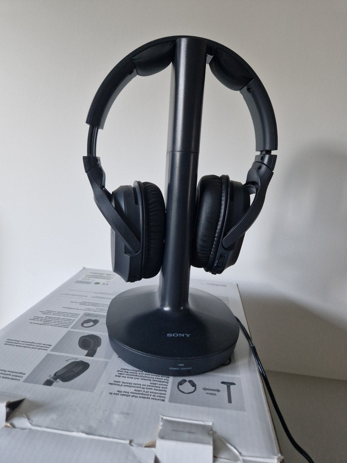 SONY stereo hoofdtelefoon MDR-RF895RK - Nieuwstaat, Ophalen, Zo goed als nieuw, Sony, Draadloos