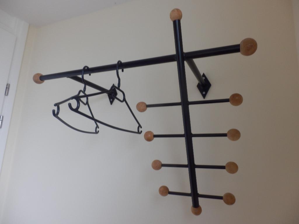 kapstok voor aan de muur, Huis en Inrichting, Gebruikt, Minder dan 100 cm, Metaal, Ophalen