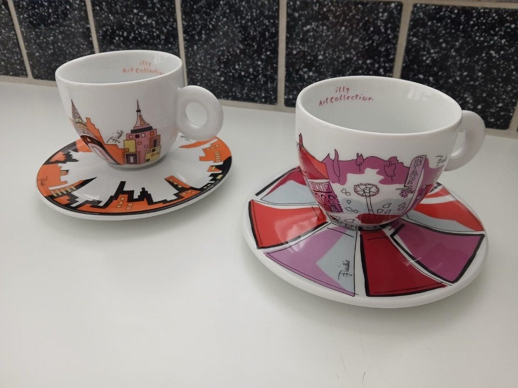 illy art collection kop en schotel New York en Florence, Ophalen of Verzenden, Nieuw