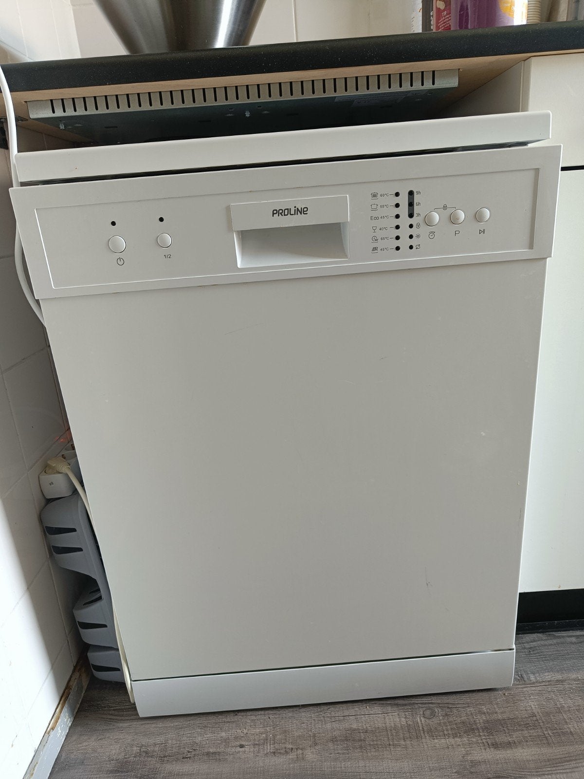 Proline Vaatwasser - Efficiënt en Compact, Witgoed en Apparatuur, Vaatwasmachines, Ophalen, Gebruikt, 60 cm of meer, 85 tot 90 cm