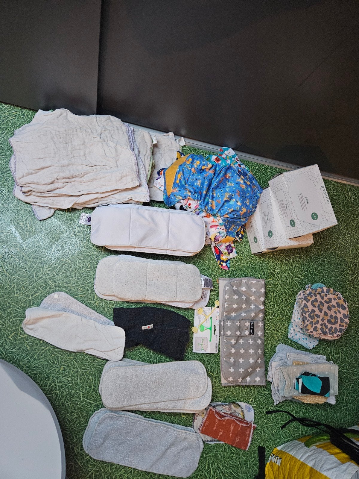 Grote set wasbare luiers Milovia, Totsbots, Popolini ect, Kinderen en Baby's, Badjes en Verzorging, Verzenden, Zo goed als nieuw